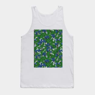 Blueberry on white Tank Top